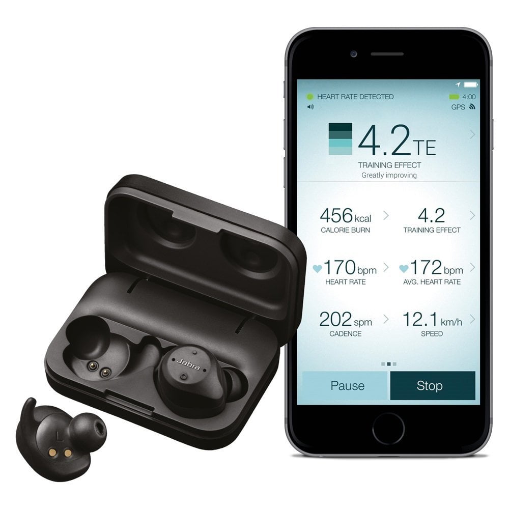 Restored Jabra Elite Sport True Wireless Earbuds - 4.5 (Refurbished) -