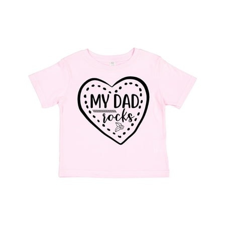 

Inktastic My Dad Rocks Design Gift Toddler Boy or Toddler Girl T-Shirt