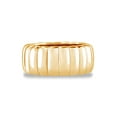thumbnail image 2 of 9MM Unique Plain 14k Yellow Gold Over Sterling Silver Fine Wedding Band Ring Jewelry For Men & Woman Ring Size-6.5, 2 of 3