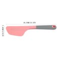 thumbnail image 3 of Oleegame 2PC Stainless Steel Cutlery Set Silicone Scraper Multifunctional Baking Tool High Temperature Resistant Scraper Pink, 3 of 3