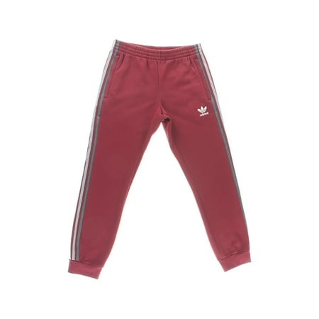 Adidas Originals Multi-Colored 3-Stripes Jogger Mens Active Pants Size L, Color: Maroon