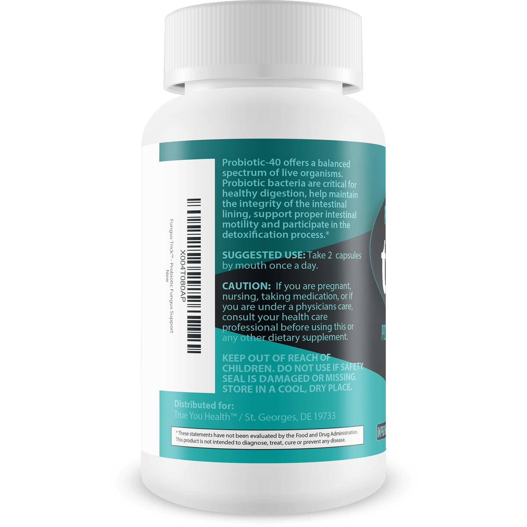 Fungus Trick - Toenail Fungi Probiotic For Clear Nails - Our Best Probiotic Nail Fungal Treatment - Fight Off Fungi From The Inside Out - Probiotics Immune Support - Myco Nuker Fungus Supplement