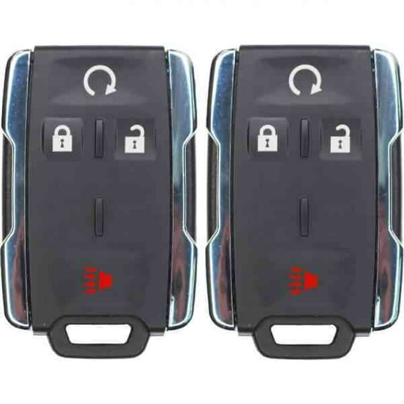 Car Key Fob Keyless Entry Remote for Chevrolet Silverado 2021 FCC M3N-32337200 M3N32337200 Part Number 22881479 Pack of 2