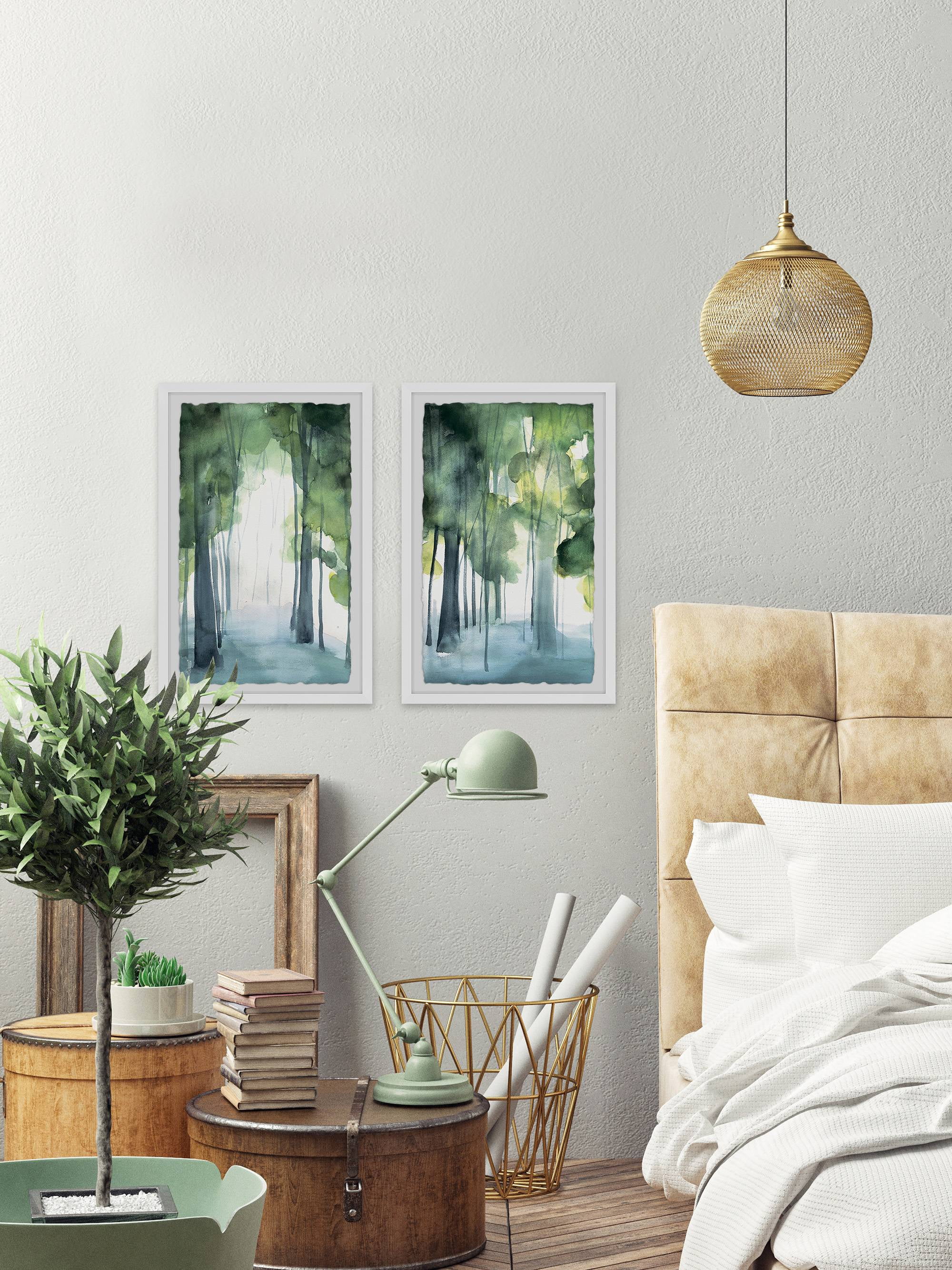 Marmont Hill Through the Haze II Diptych by Christine Lindstrom