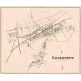 thumbnail image 2 of Woolman 23x20 Gold Ornate Wood Framed with Double Matting Museum Art Print Titled - Eatontown New Jersey Landowner - Woolman 1878, 2 of 4