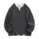thumbnail image 1 of Kalauyu Men's Casual Striped Shirts Crewneck Long Sleeve Basic T-Shirt Basic Daily Work Stripe Tee Tops, 1 of 9