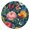 Pioneer Flower Floral-1, variant on Pioneer Flower Floral Print Pattern Round Fitted Tablecloth with Elastic Edge,Dining Table Cover Waterproof,Outdoor Round Tablecloth for Camping,Dining,Indoor and Outdoor