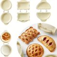 thumbnail image 1 of 3pcs Classic Mini Hand Pie Molds One Press Autumn Dough Presser Set Pocket Pie Molds For Halloween Christmas Thanksgiving Party Fall Hand Pie Molds Kitchen Baking Tools, 1 of 5