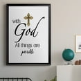 thumbnail image 5 of All Things Possible Gold Premium Classic Framed Print - Ready to Hang, 5 of 9