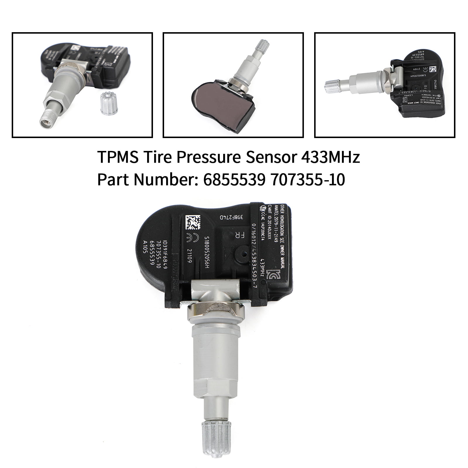 4X Tpms detecteur capteur pression pneu For BMW 36106855539 707355