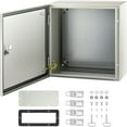 thumbnail image 6 of KFFKFF NEMA Steel Housing, 16 x 16 x 8'' NEMA 4X Steel Electric Casing, IP66 Resistant to Water & Dust, Exterior/Interior Electric Connection Box, with Fixing Panel, 6 of 9