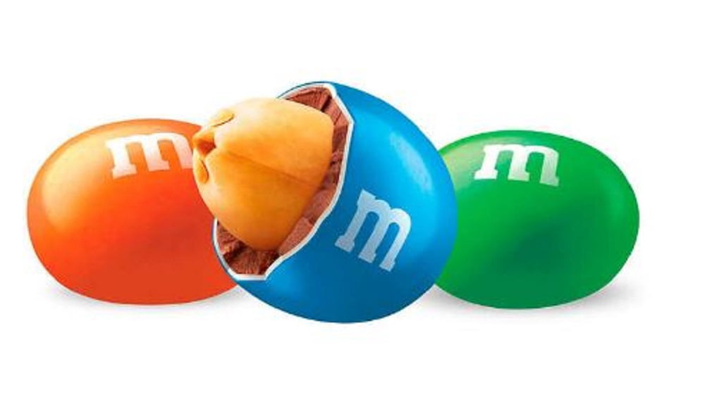 2 PACK | M&M's Peanut Chocolate Candy, Plastic Pantry Size Jar (62 oz.)