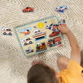 thumbnail image 3 of Melissa & Doug Vehicles Sound Puzzle - Wooden Peg Puzzle With Sound Effects (8 Pcs), 3 of 10
