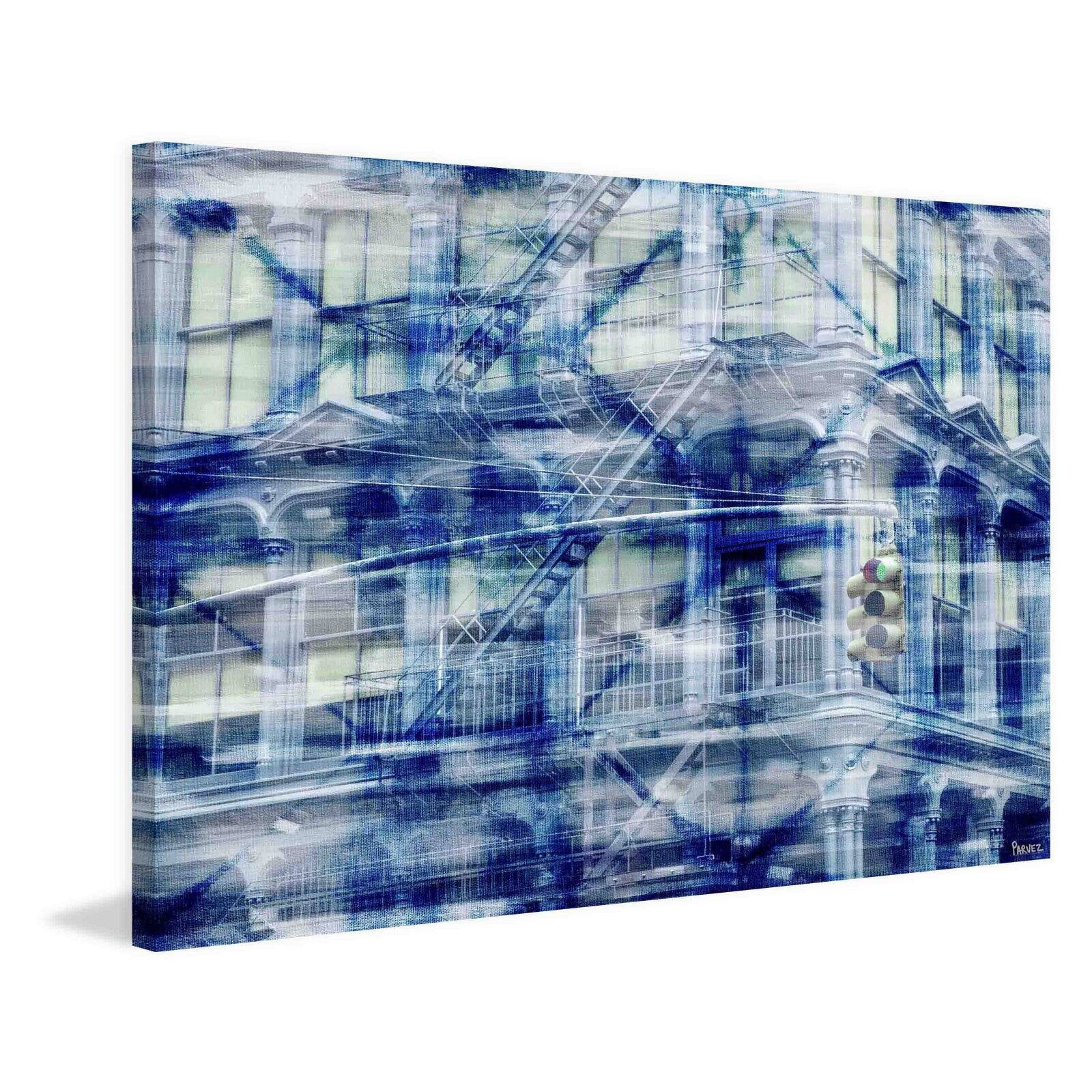 Parvez Taj "Green Light" Print on Canvas