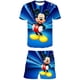 thumbnail image 2 of Conjuntos de Mickey Mouse para bebé, trajes de Disney a la moda para niñas, camisetas de manga corta de verano y pantalones cortos, 2 uds./trajes, ropa de 1 a 14 años, 8T Gao Jinjia LED, 2 of 2