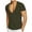 Green, variant on Dagugfen Workout T Shirts for Men Deep V Neck Short Sleeve Cotton Breathable Gym Athletic Tee Shirt Tops
