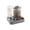 C, variant on Automatic Cat Feeder and Water Dispenser Set with Stainless Steel Bowls, Gravity Pet Food Feeder for Small Medium Dogs Puppy Kitten, Travel Waterer for Home Indoor Outdoor