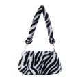 thumbnail image 1 of Bolso de hombro de felpa portátil para mujer, bolso con estampado de animales para las axilas, monedero (4) Tmvgtek Oficina Multiescena Multifunción, 1 of 9