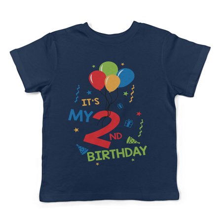 Lil Shirts It's My 2nd Birthday Toddler T-Shirt - (Best Second Hand Clothing Websites)