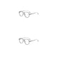 thumbnail image 4 of Sonducket Moda Anti-luz azul Gafas de sol Clásico Ligero Lente transparente Bisagra Hombre Mujer Vintage Anteojos Marco Gafas Negro 2piezas, 4 of 6