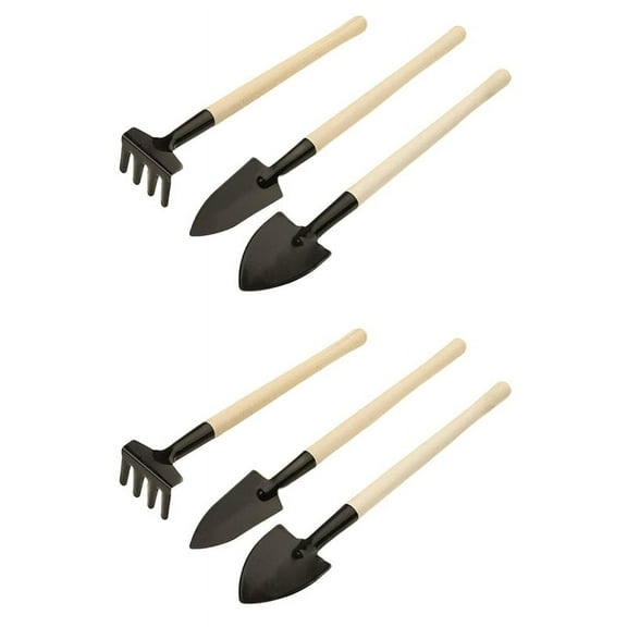 6 Pieces Small Gardening Hand Shovel Garden Trowel Transplanter Comfortable Ergonomic Handle Gardening Tool