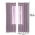 thumbnail image 2 of A Of Sophistication : Rideaux de Fenêtre Semi-Transparents Couleur Unie Magnifique – Idéal pour Chaque Intérieur!, 2 of 8