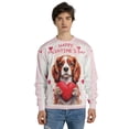 thumbnail image 4 of Happy Valentine's Day Cavalier King Charles Spaniel Brings Love Heart All Over Print 3D Sweatshirt Unisex Merch Dog Lover Gifts - 02028, 4 of 6