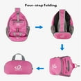 thumbnail image 6 of WATERFLY Unisex Small Packable Hiking Travel Sling Bag Cross-Body Shoulder Chest Bag,Pink, 6 of 10