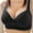 Noir, variante sur Soutien-gorge MKLEKYYPurple Femme Grande Taille Sans Armature Soutien-Gorge Mince Confortable Respirant Lift Rehausseur Côté Fermeture Dos Magnifique sous-Vêtements