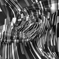 thumbnail image 5 of Ambesonne Black and White Valance Pack of 2, Abstract Lines, 54"X12", Black Grey White, 5 of 5