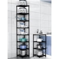 thumbnail image 3 of Kitchen Corner Shelf Rack, Multi-layer Pot Rack Storage Organizer Stainless Steel Shelves Shelf Holder (6 Tier-2), 3 of 13