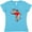 Aqua, variant on Inktastic Black History Month Ink Print African Heart Women's V-Neck T-Shirt
