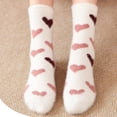 thumbnail image 5 of Tumao Fluffy Socks for Women - 5 Pairs Winter Thick Thermal Bed Socks with Boxes, Women Warm Coral Fleece Socks for Valentine Christmas Birthday Gift, 5 of 7