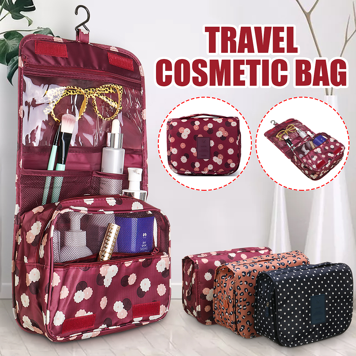 walmart travel makeup bag