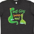 thumbnail image 4 of Inktastic My Gigi Loves Me Grandson Dinosaur Youth T-Shirt, 4 of 5