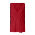 thumbnail image 4 of WAYUTE Women's Tank Tops Sleeveless Tank Top with Unique Neckline Design Casual Solid Color Camisole for Daily Wear Layering, 4 of 5