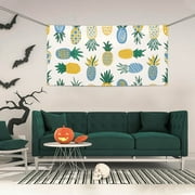 ZICANCN Banner Yard Signs, Delicious Pineapple Tropical Fruit Party Wall Decor for Indoor Outdoor Room, Medium Size