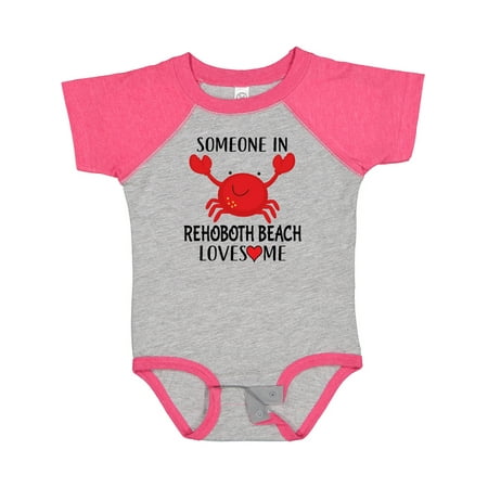 

Inktastic Someone in Rehoboth Beach Loves Me Gift Baby Boy or Baby Girl Bodysuit