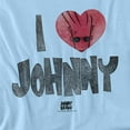 thumbnail image 2 of Johnny Bravo I Heart Johnny Women's T Shirt, Light Blue, 2X-Large, 2 of 6