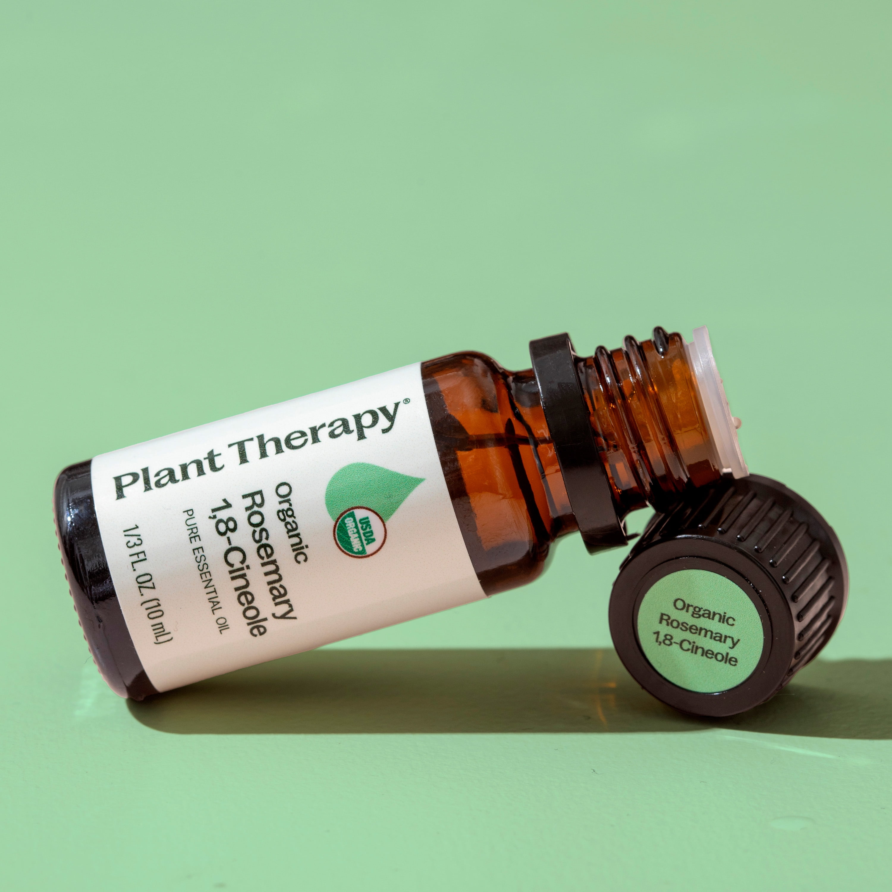 Plant Therapy Rosemary Organic Essential Oil 100% Pure, USDA Certified Organic, Undiluted 10 mL (1/3 oz)