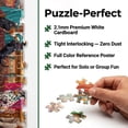 thumbnail image 3 of Dogs Pizza Party Jigsaw Puzzle for Adults 1000 Pieces, Colorful Funny Dog Dinner Illustration, Premium Thick Cardboard with Matte Finish, Perfect Gift for Dog Lovers, 3 of 8