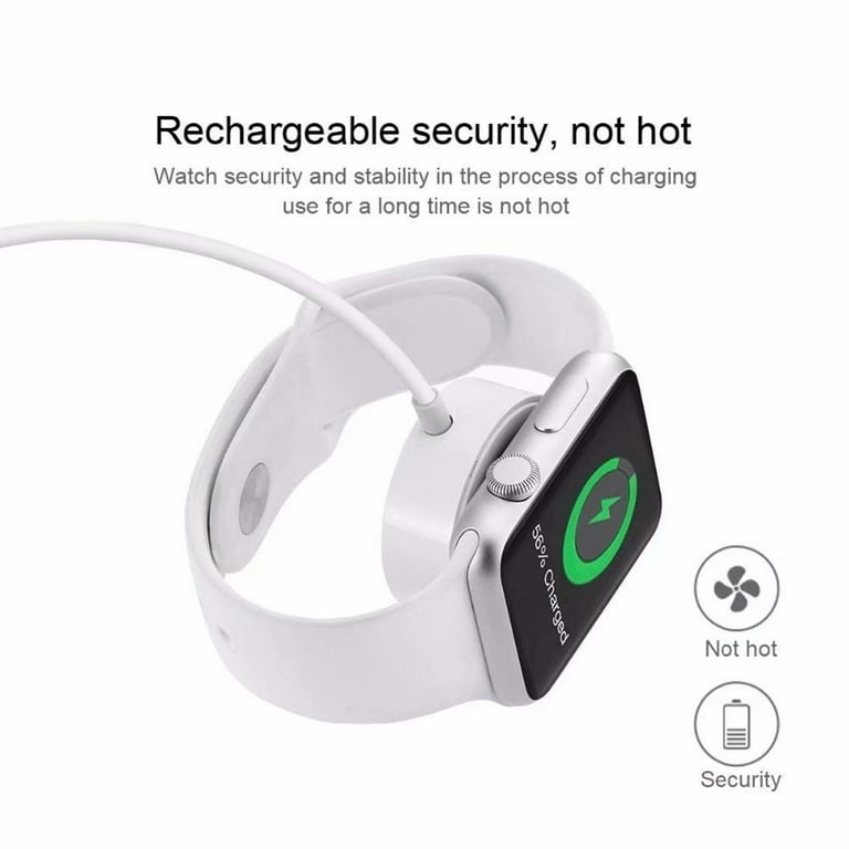Watch Charger Watch Charger Charging Cable Magnetic Wireless Portable Charger Pad 3.3 ft 1.0m Charging Cable Compatible with Apple Watch Series 3 2 1