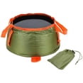 thumbnail image 2 of Cubo plegable plegable con lavabo de transporte Contenedor de agua Baño de pies plegable verde Zulema cubo plegable, 2 of 8