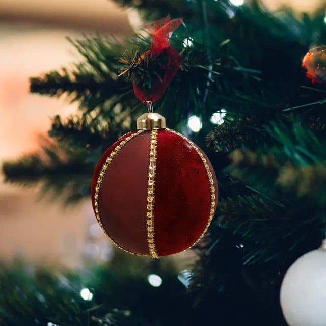 Bolas Colgantes de Cristal para Navidad, Adornos Navideños, Escaparates, Fiestas, Colgantes para Árboles de Navidad.