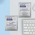 thumbnail image 2 of Quick Wipe-Down Solution for Screens & Hands - 20-Count Separate Alcohol Packets, Ideal for Cleaning Glasses, Keyboards & Other Electronics, 2 of 5