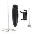 thumbnail image 2 of Compact Electric Milk Frother One Key Operating Drink Mixer Foamer Sturdy Stand Battery Powered ABS Stainless Steel Material, 2 of 7