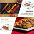 thumbnail image 3 of Air Fryer Accessories,9-Pcs Set for Ninja DZ201, DZ201C, DZ401, Reusable Silicone Air Fryer Liners & Gloves, Air Fryer Rack, Paper Lining, Food Tong, Oil Brush, Suitable for Oven, Microwave, 3 of 8