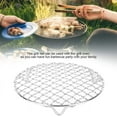 thumbnail image 4 of Round Stainless Steel Baking & Cooling Rack, 10" x 10", Cookie Cooling Rack - Heavy Duty, Oven Safe, Rust-Proof, Perfect for Christmas, Halloween, Thanksgiving, 4 of 7