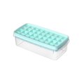 thumbnail image 1 of Injueey Molde para bandeja de cubitos de hielo con tapa, cubos rectangulares reutilizables, bandejas para hacer crema, moldes extraíbles lavables, Herramientas y accesorios para hornear Verde claro Injueey HA070816-01, 1 of 6