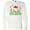 AA-White, variant on Inktastic Uncle Claus with Christmas Santa Hat and Snowflakes Long Sleeve T-Shirt